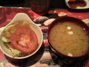 Miso and Salad